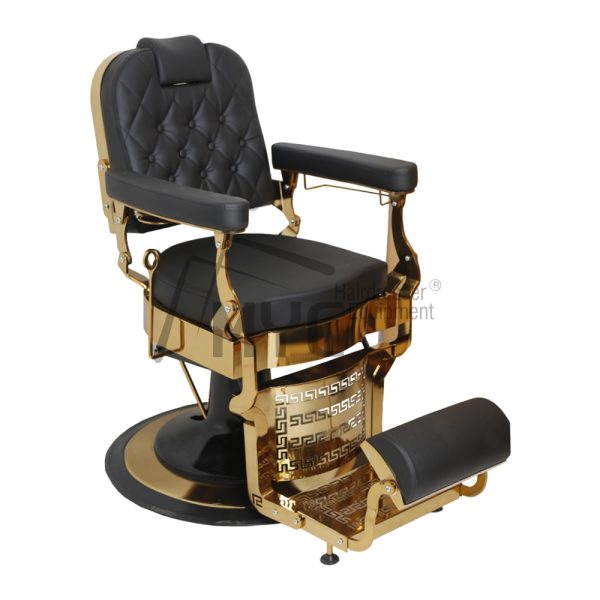 NEON GOLD BARBER CHAİR BARBERSHOP